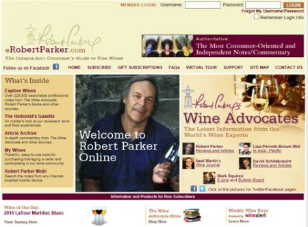 Wine Advocate  eRobert Parker